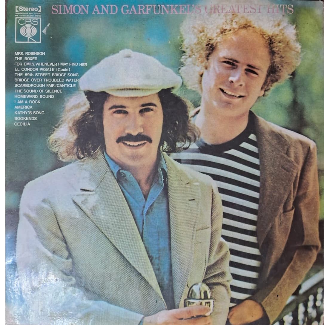 Capa do disco Greatest Hits ,  SIMON AND GARFUNKEL’S Greatest Hits 